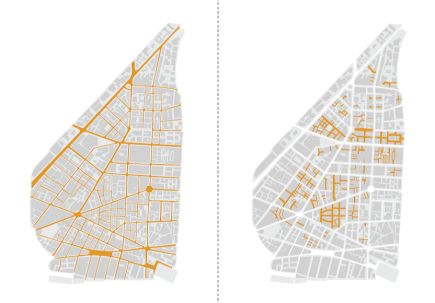 <a class="fancybox" rel="gallery-images" href="https://cuip.clustermappinginitiative.org/sites/default/files/styles/largest/public/streets_vs_passageways_0.png?itok=pqA3B8y2" title="Street network versus Passageway network">Enlarge</a><br >Street network versus Passageway network